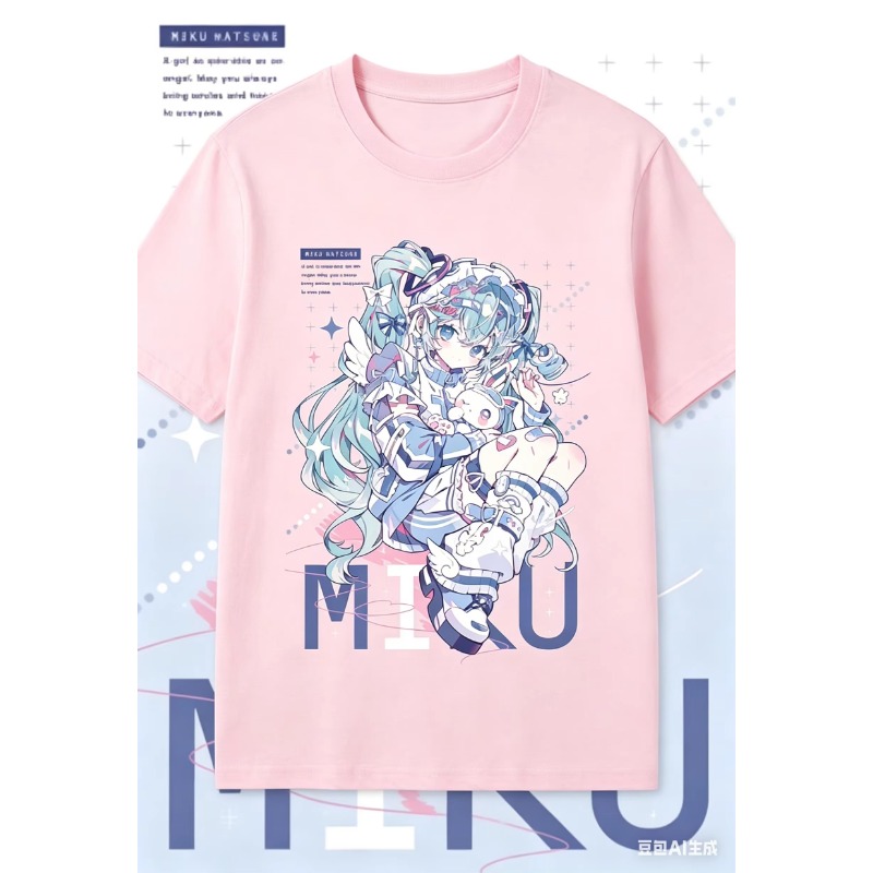 Japanese Lifestyle Goods - 2026 Summer Kawaii Hatsune Miku Short-sleeve