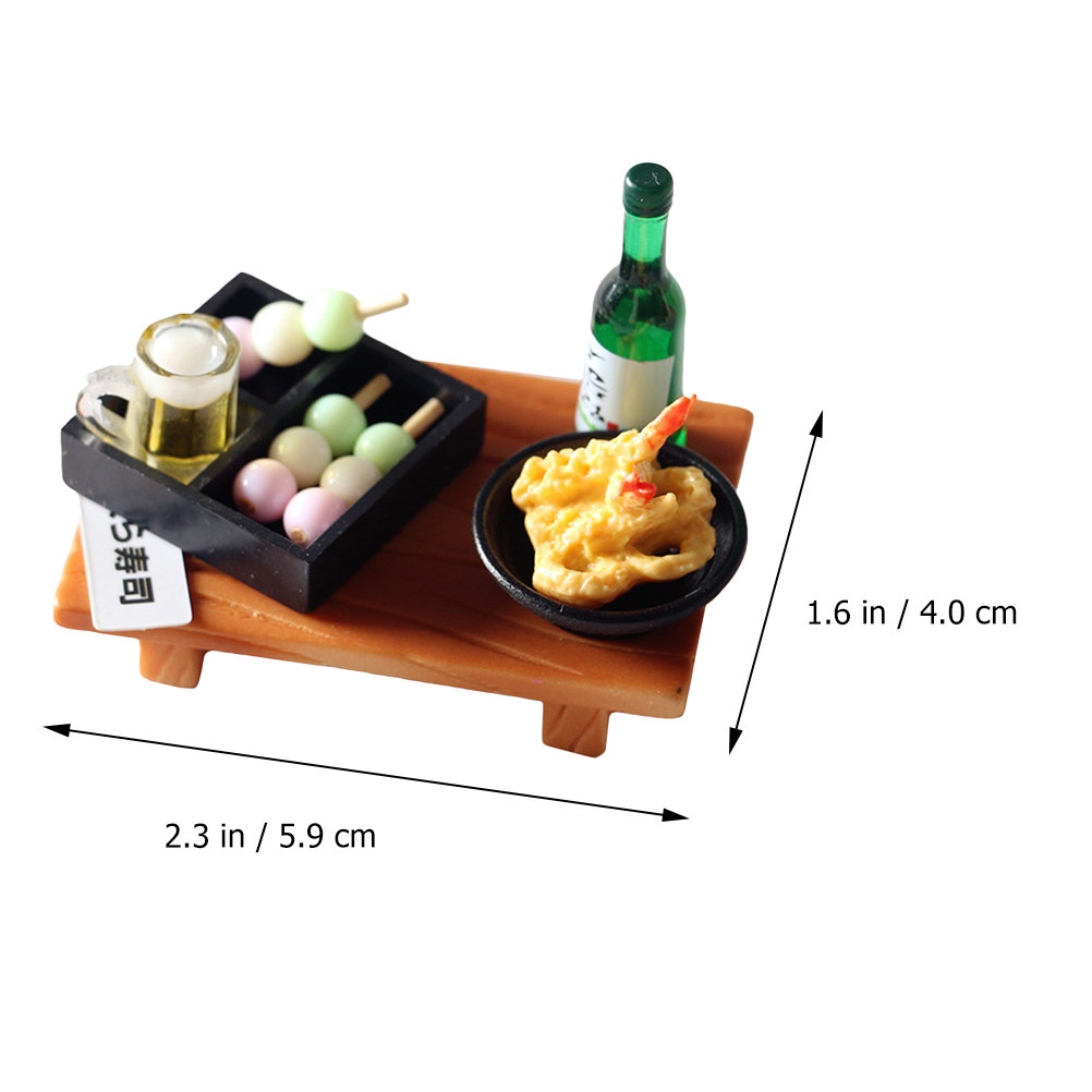 3Pcs Mini Sushi Realistic Deco - Japanese Lifestyle In Japanese 评论和价格