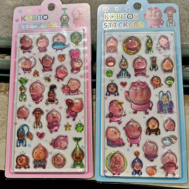 2 Pcs Kawaii Kobito 3D Relief  - Japanese Lifestyle Goods 评论和价格