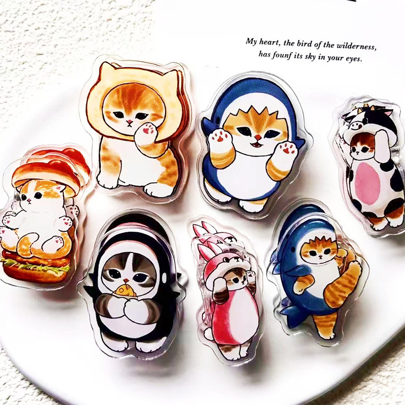 7 Pcs Cute Mofusand Shark Cat  - Japanese Lifestyle Goods 评论和价格