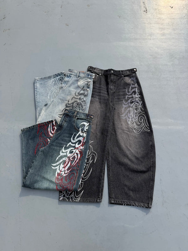 Harajuku Gothic Y2K Denim Pant - Japanese Lifestyle Goods 评论和价格