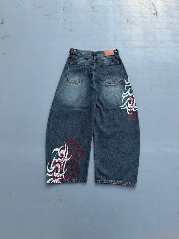 Harajuku Gothic Y2K Denim Pant - Japanese Lifestyle Goods 评论和价格