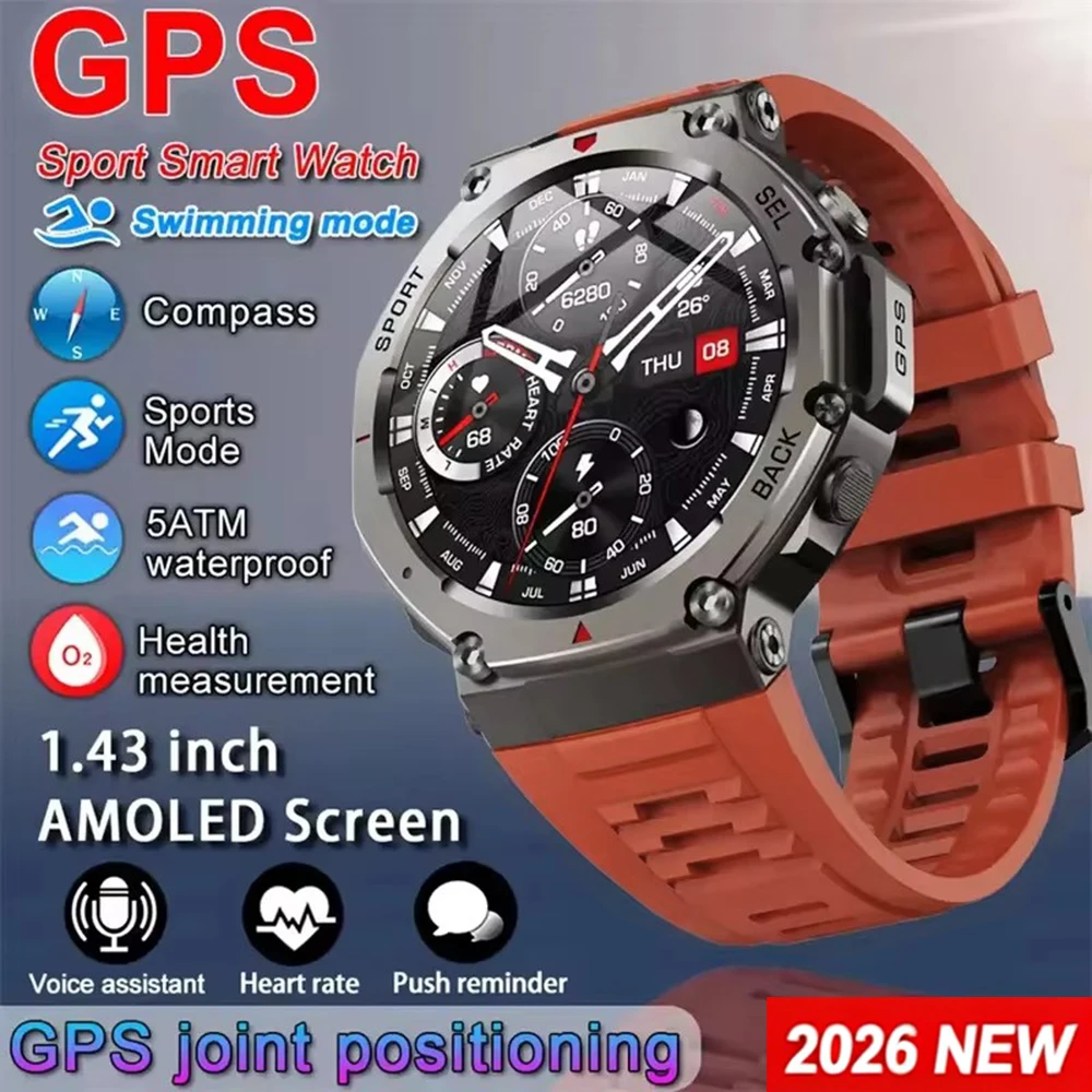 Men's Smart Watch GPS AMOLED T - Japanese Lifestyle Called 评论和价格