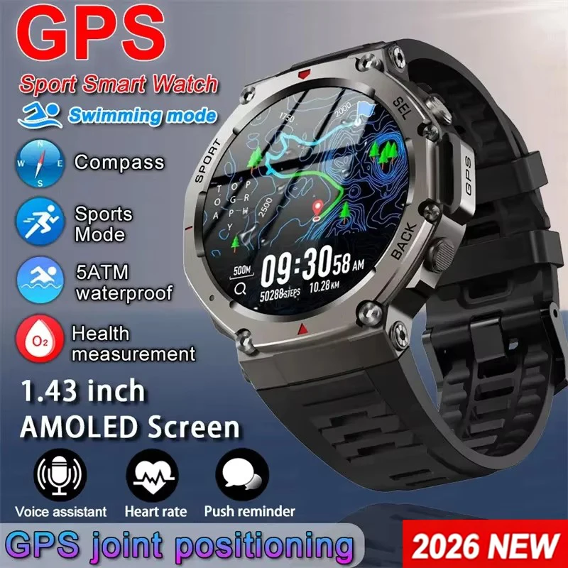 Men's Smart Watch GPS AMOLED T - Japanese Lifestyle Called 评论和价格